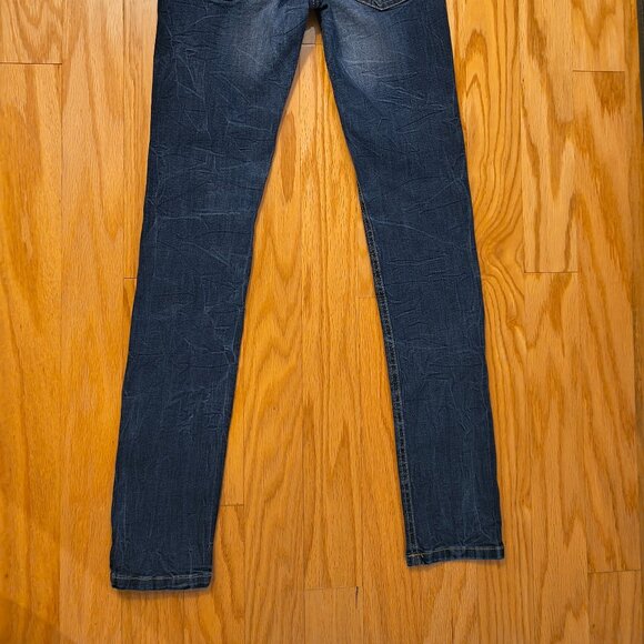 Zara Kids, Adjustable Waist Medium Wash Denim/Jeans, Girls Size 11-12 (GU) - Picture 5 of 6